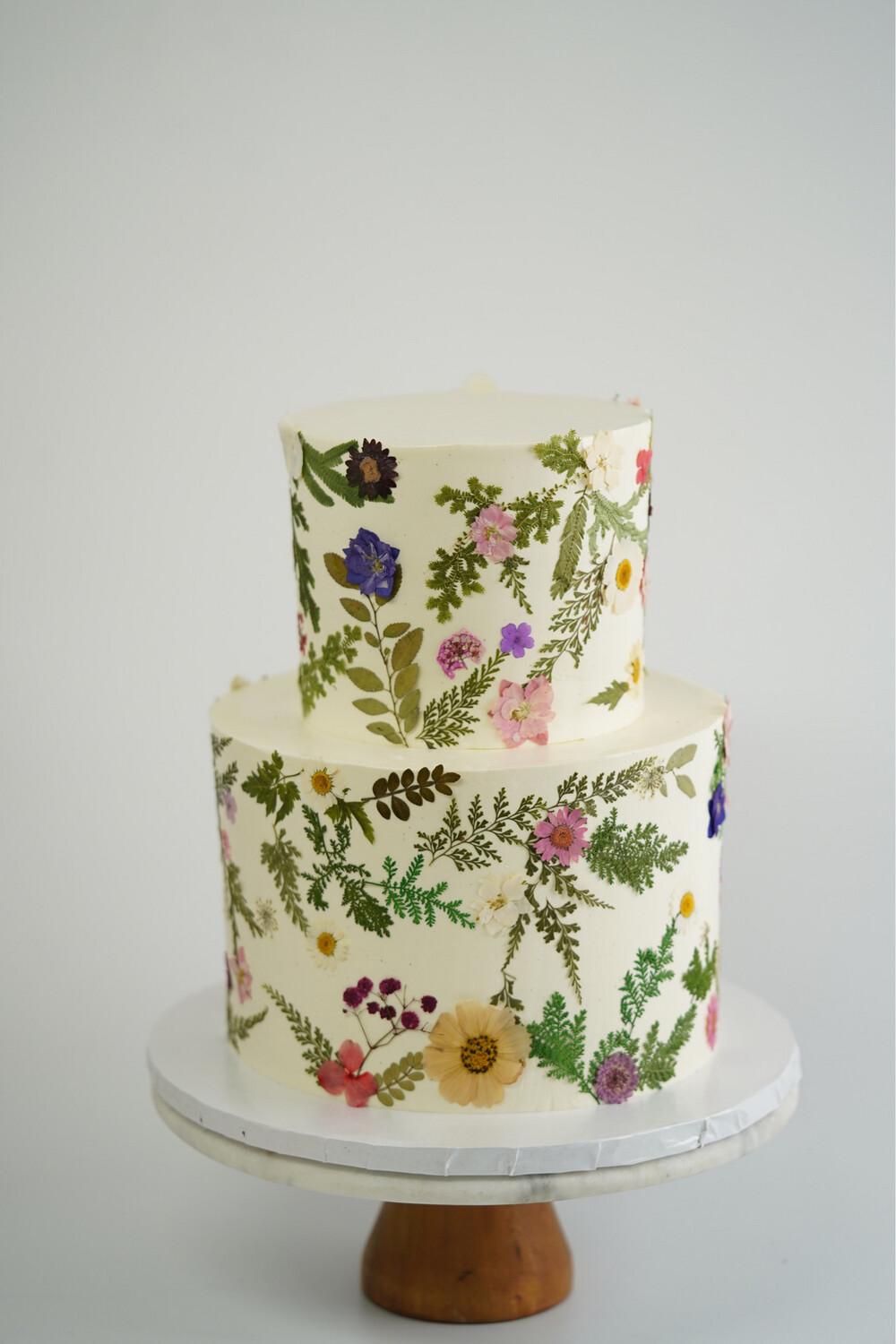 Dried Flower Buttercream Cake