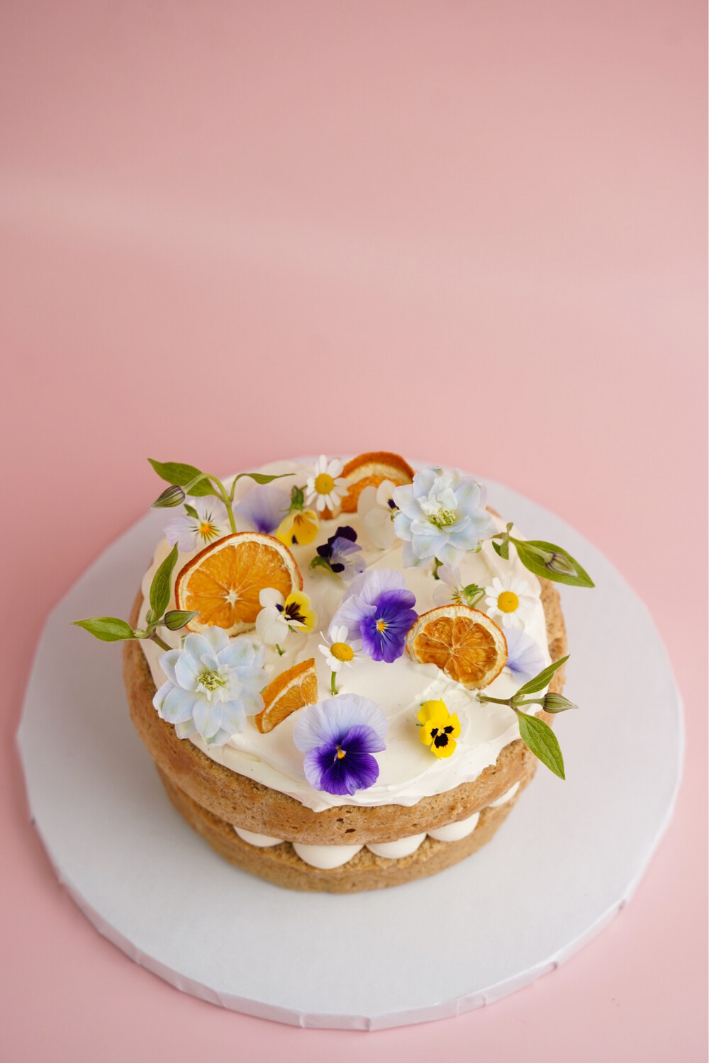 Naked Flower Cake