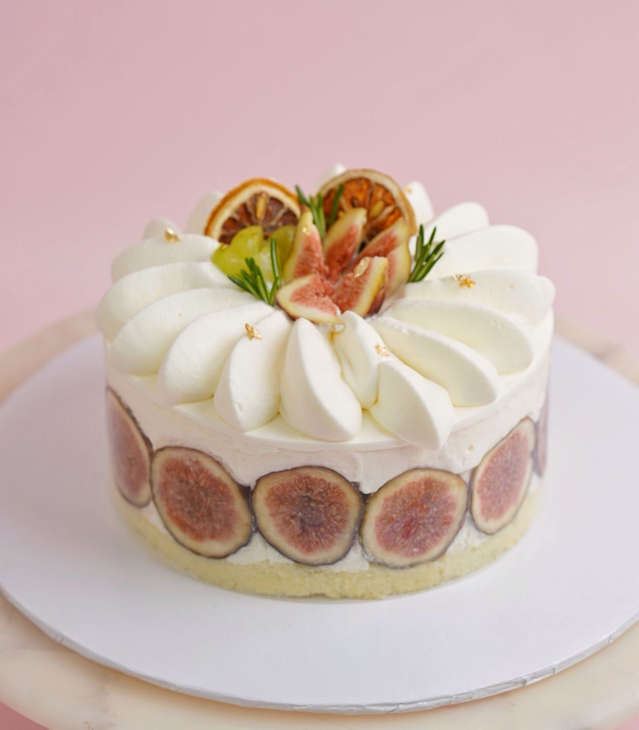 Fig Fresh Cream Cake