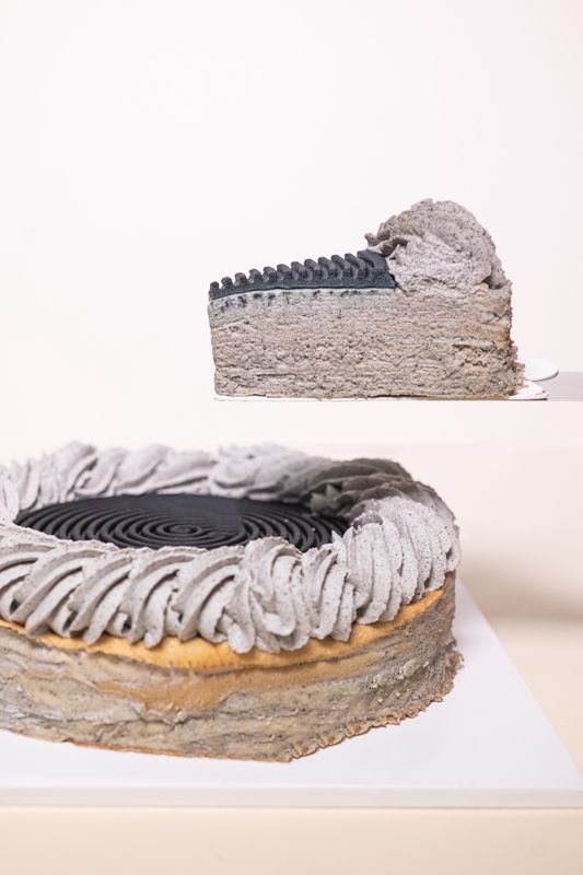 Black Sesame Mille Crepe