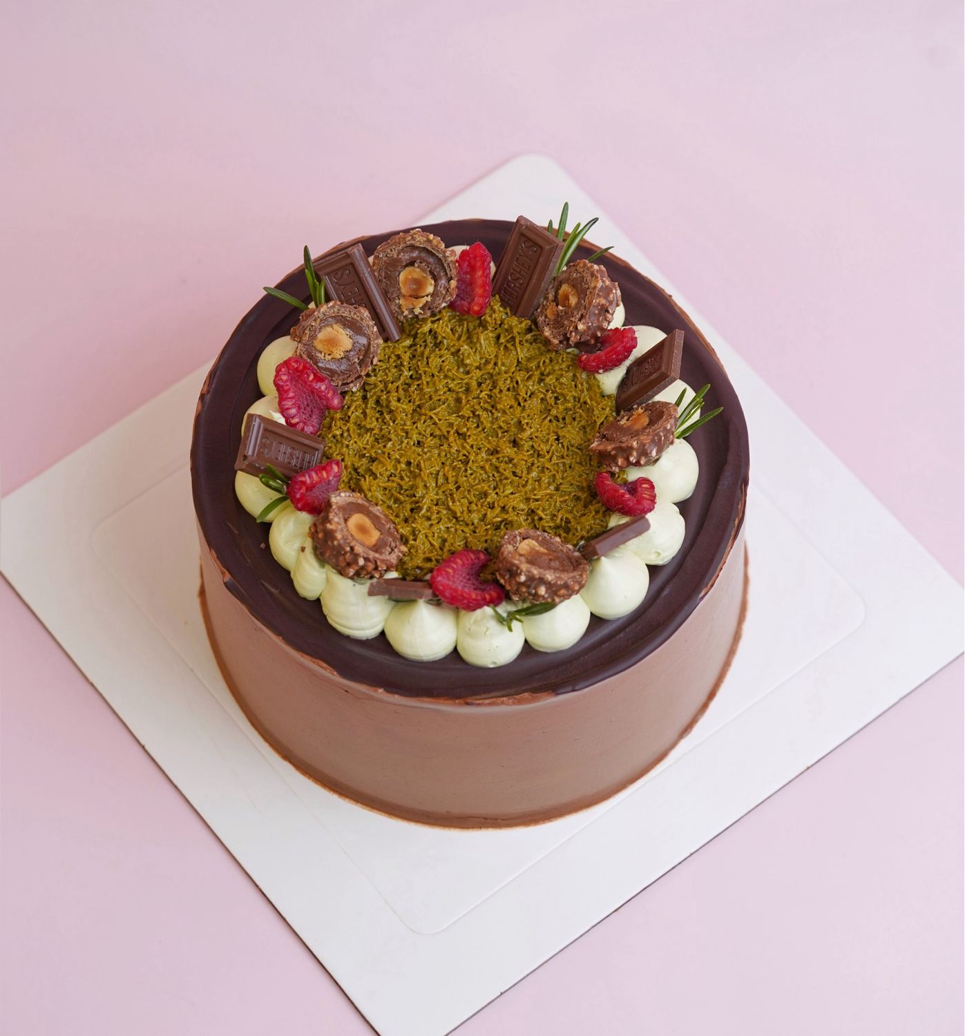 Dubai Chocolate Butter Cream Cake