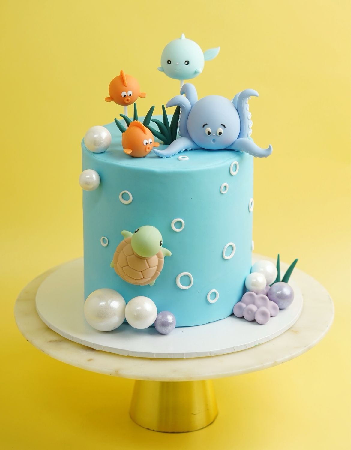 Under the Sea Buttercream Cake