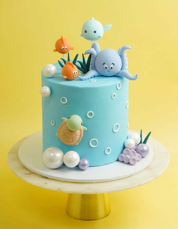 Under the Sea Buttercream Cake