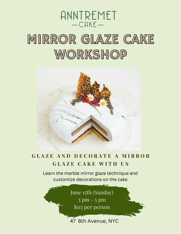 Mirror Glaze Cake Workshop June 15th 2025