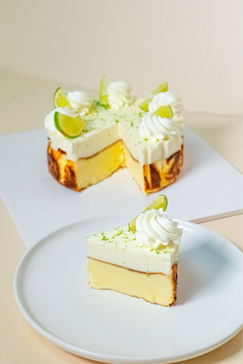 Lemon Burnt Basque Cheesecake