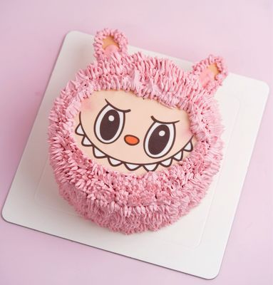 Labubu Buttercream Cake
