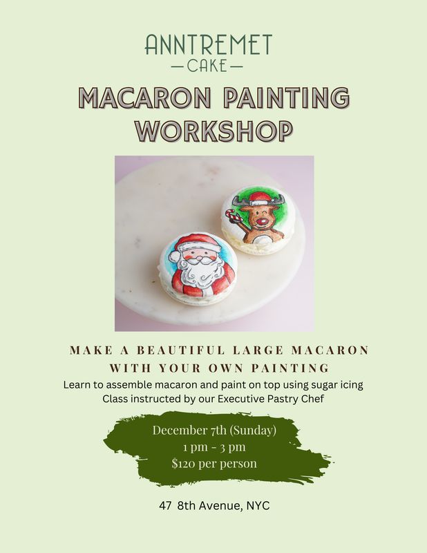 Macaron Painting Workshop December 7th 2025