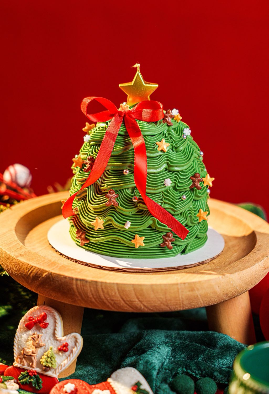 The Christmas Tree Buttercream Cake