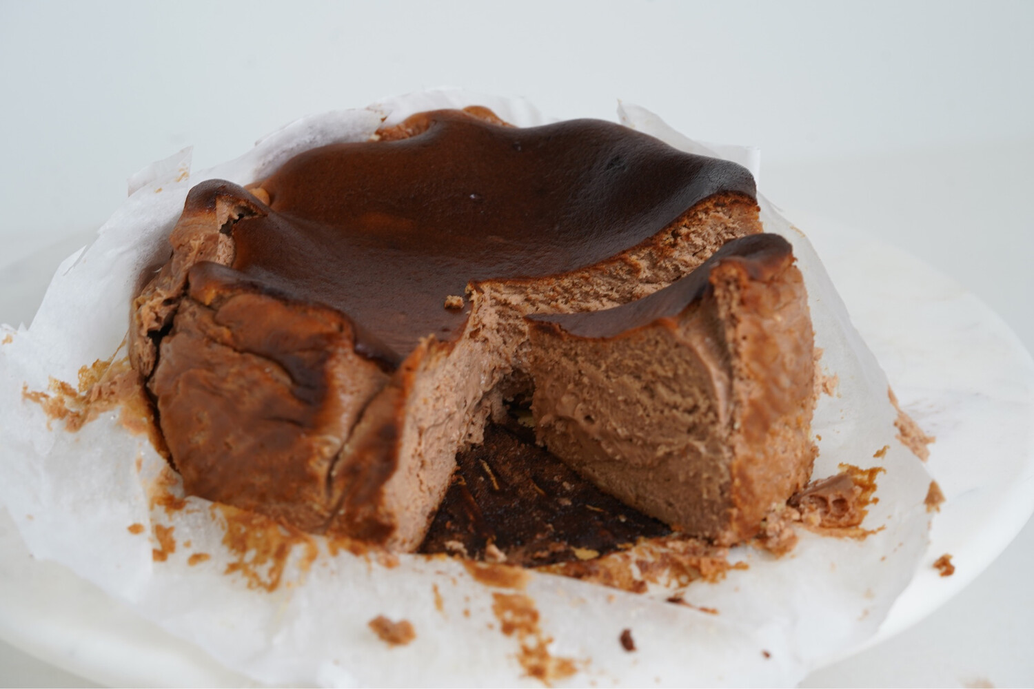 Chocolate Burnt Basque Cheesecake