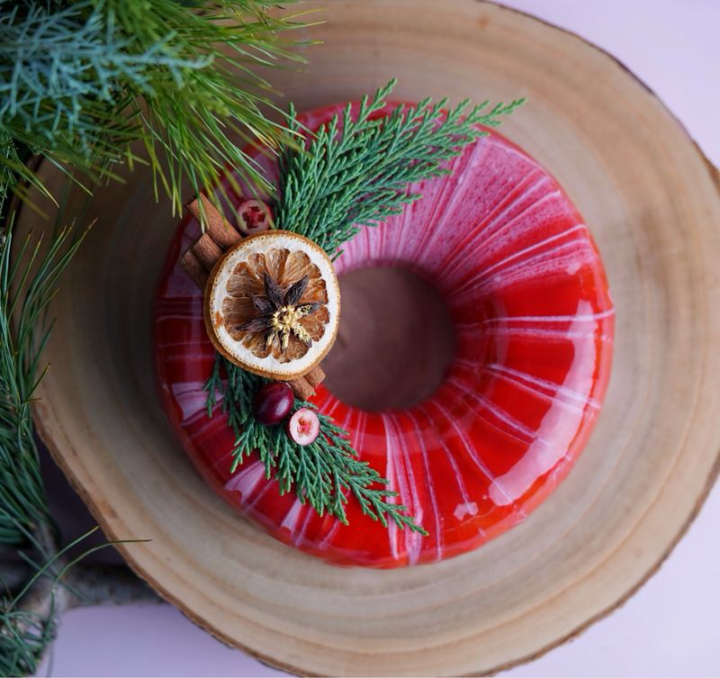 Christmas Wreath Cake 2025