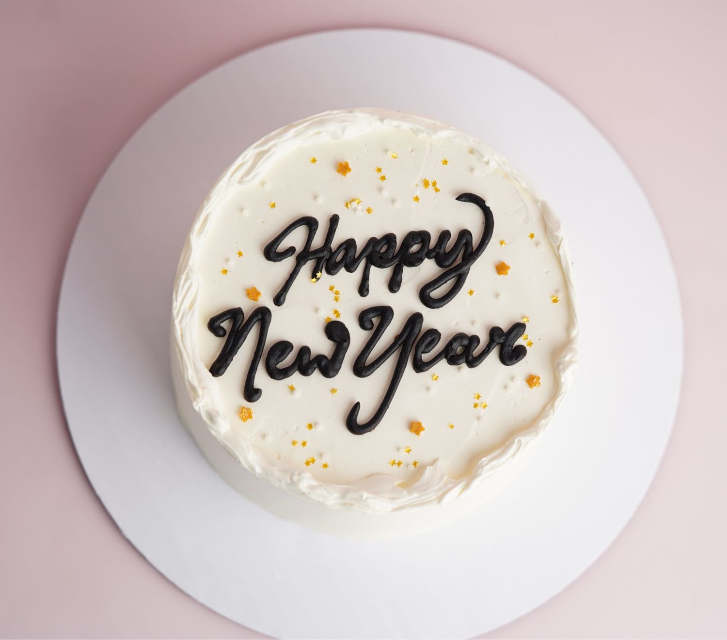 2026 New Year Celebration Buttercream Cake