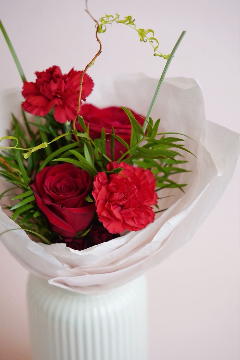 Valentine's Day Rose Raspberry Mousse Cake