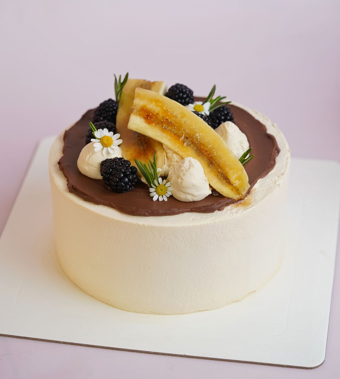 The Banana Coffee Caramel Fresh Cream Cake
