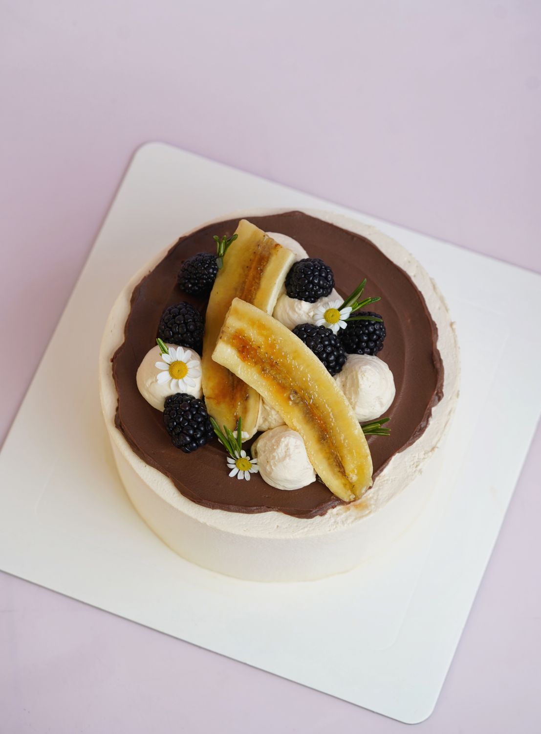 The Banana Coffee Caramel Fresh Cream Cake