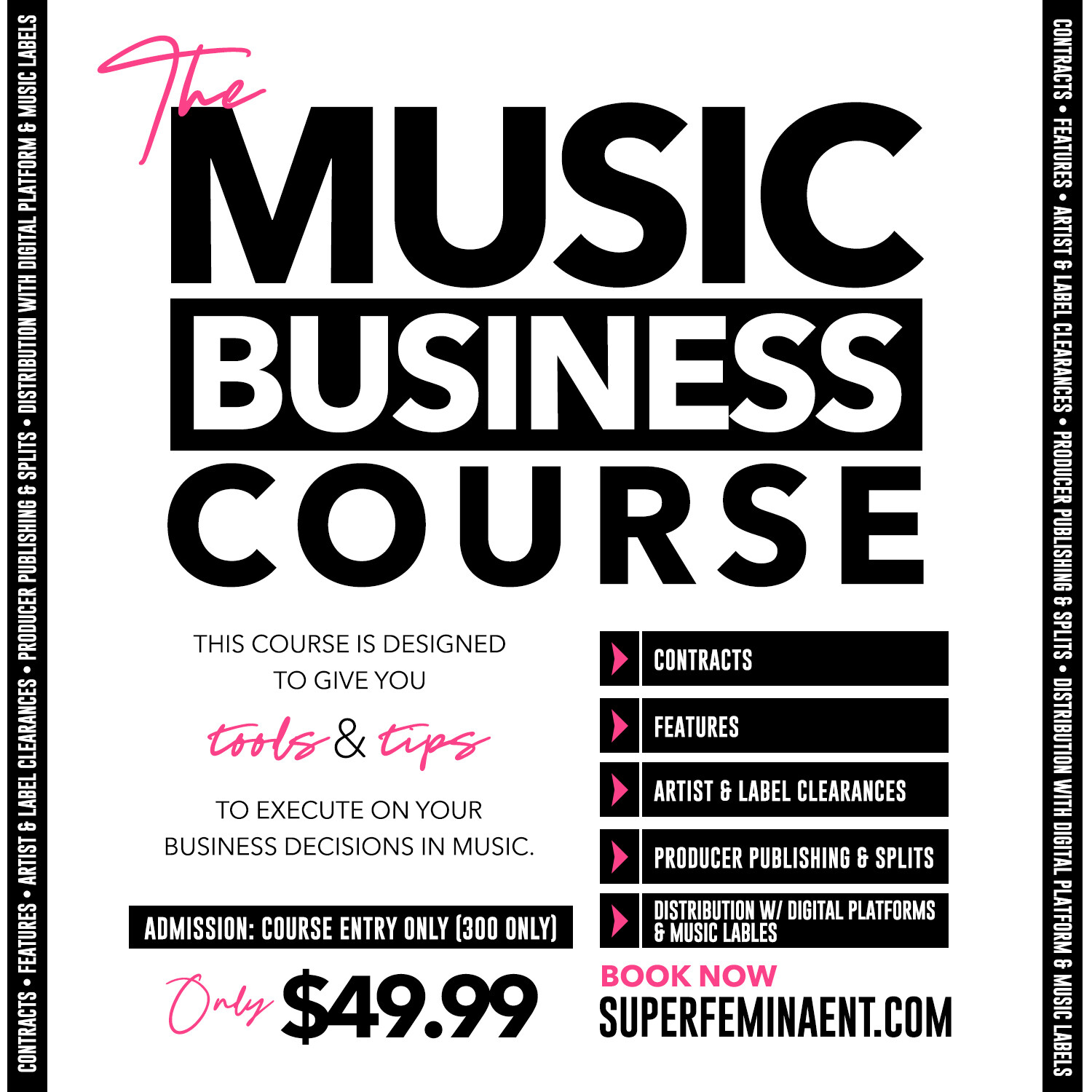 THE MUSIC BUSINESS COURSE