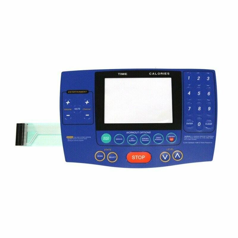 OVERLAY AND KEYPAD FOR STAIRMASTER C40 DISPLAY
