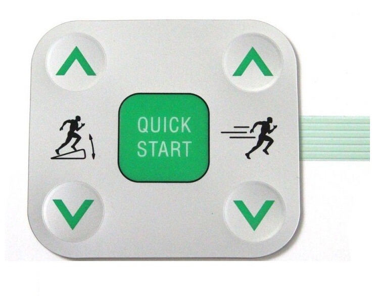 OVERLAY/KEYPAD PRECOR # 49884-101 SNAP DOME