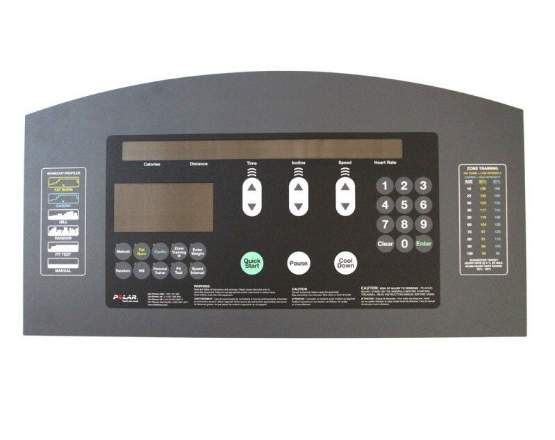 Overlay, Life Fitness 95Ti Treadmill