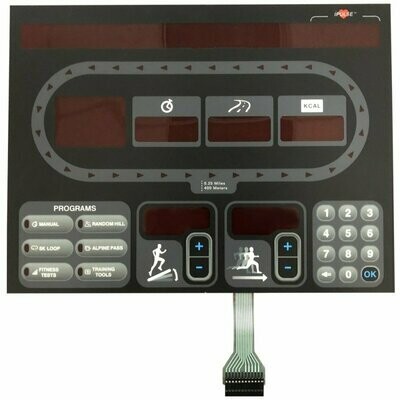 STAR TRAC OVERLAY/KEYPAD