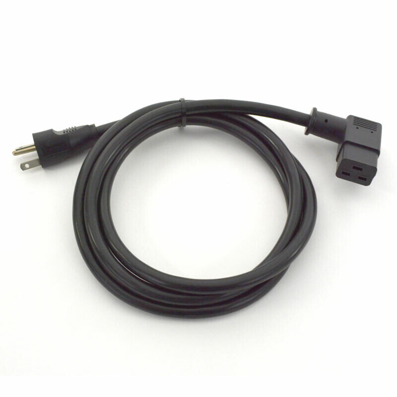 POWER CORD, 8 FOOT, 120VAC RIGHT ANGLE