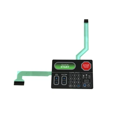 Star Trac Treadmill Quick Start Overlay/keypad W/PVS iPOD