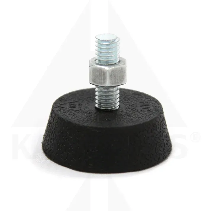 ADJUSTABLE LEVELER WITH NUT PVC 3/8"-16 X 1