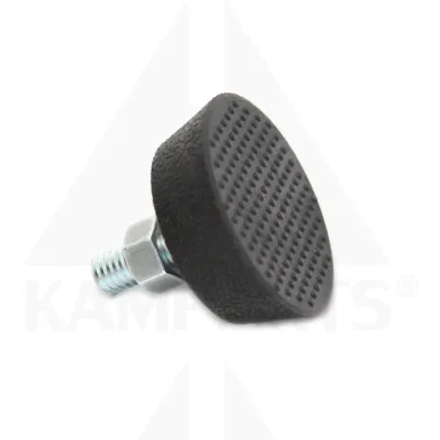 ADJUSTABLE LEVELER WITH NUT PVC 3/8"-16 X 1