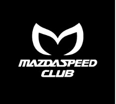 Original MazdaSpeed Club Decal (White)