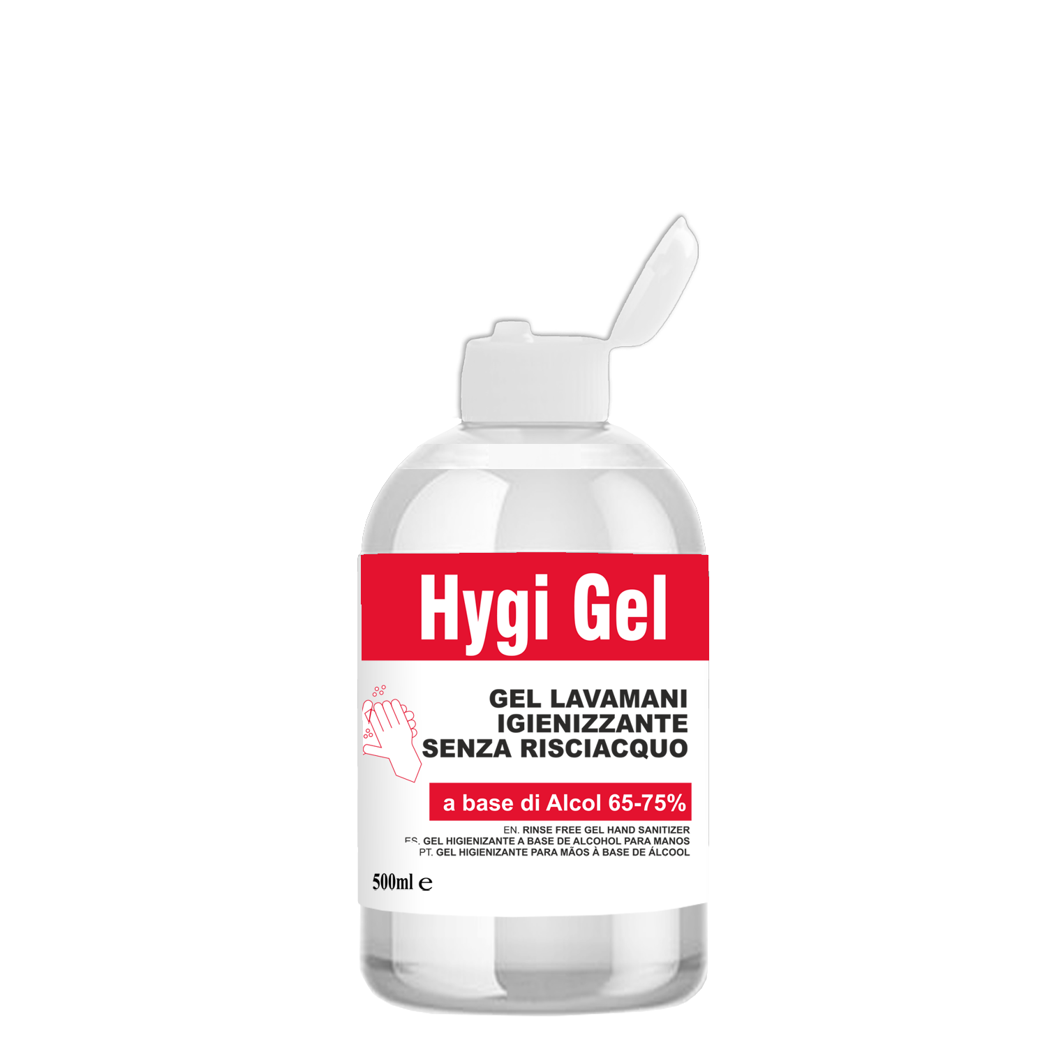 HYGI GEL ML.500X 6 FL. IGIENIZZANTE MANI