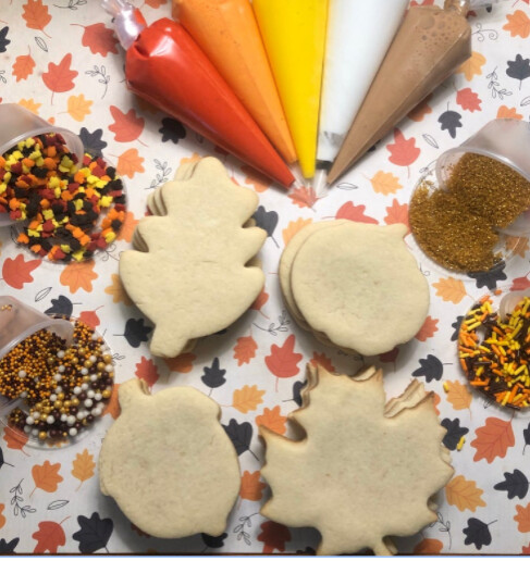 Thanksgiving diy cookie decorating kit