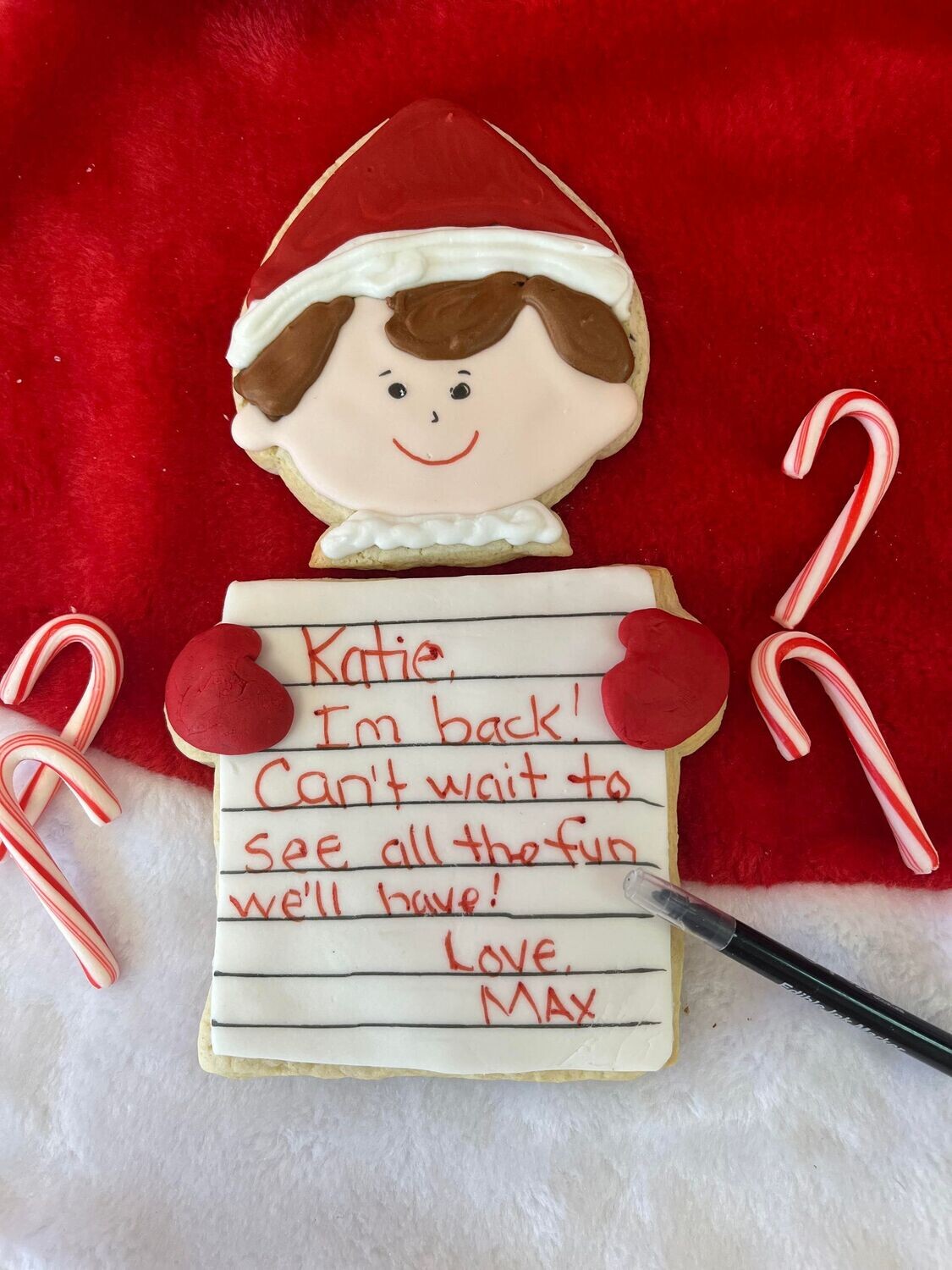 Personalized note from the Elf Personalized note from the Elf