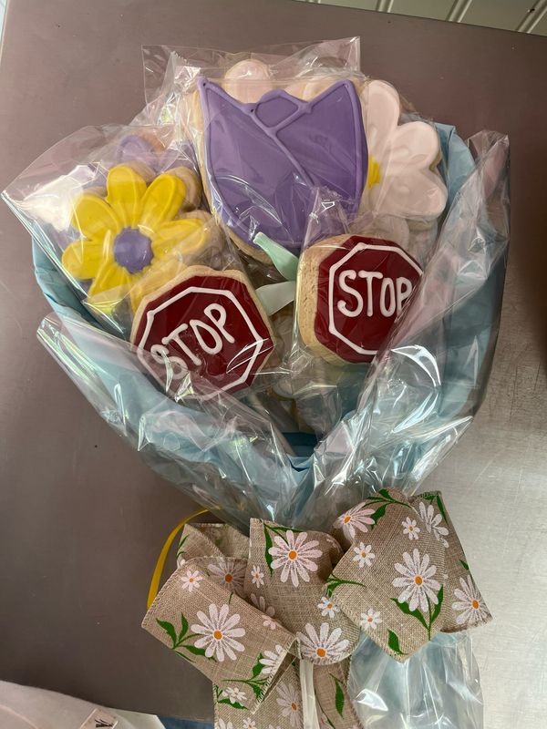 Crossing Guard Cookie Bouquet