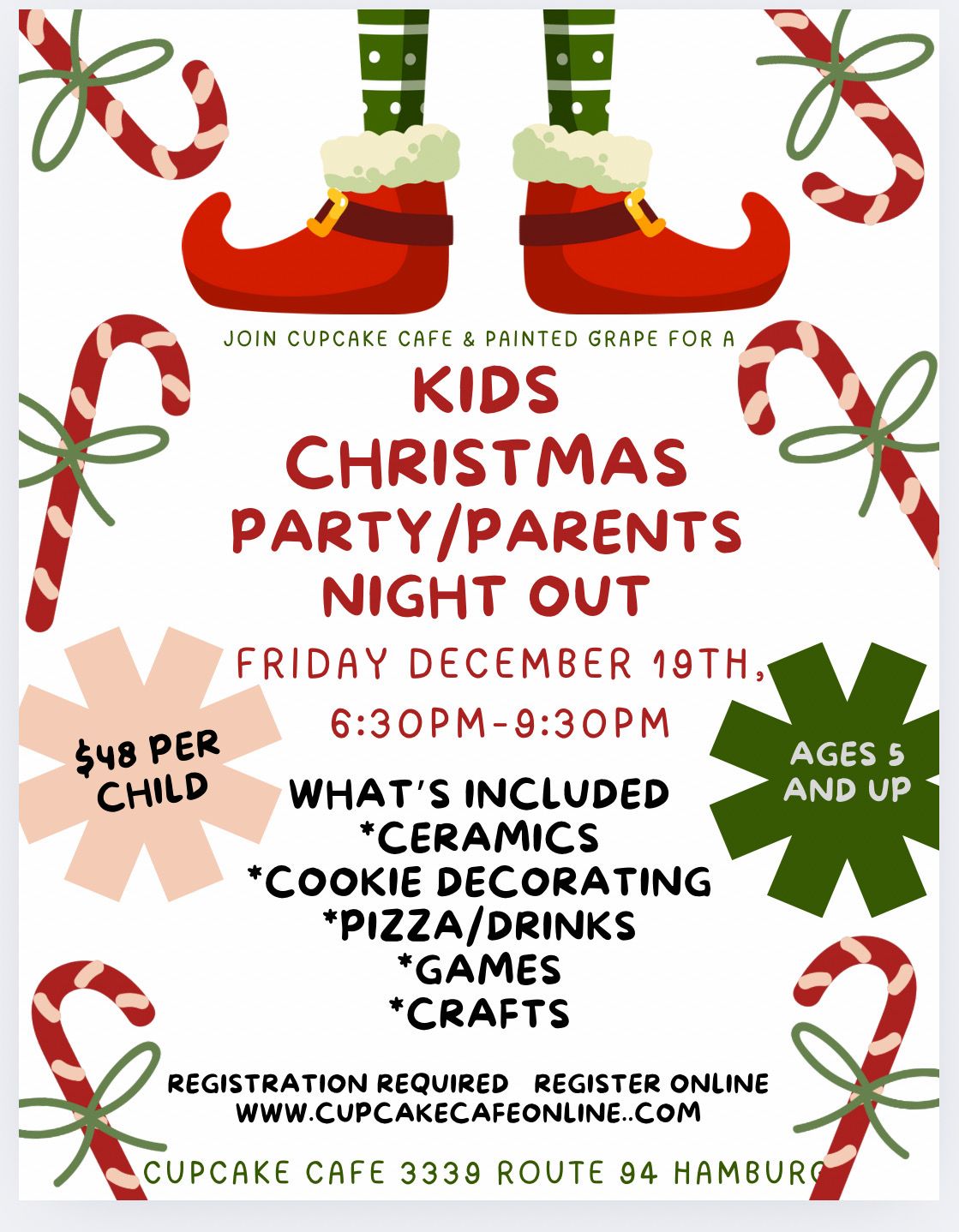 Kids Christmas Party/Parent’s Night Out