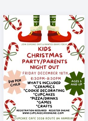 Kids Christmas Party/Parent’s Night Out