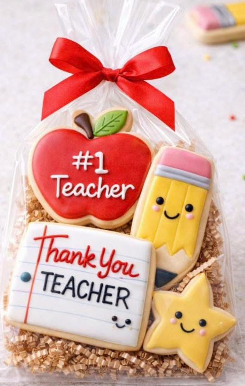 Thank You Teacher Cookies