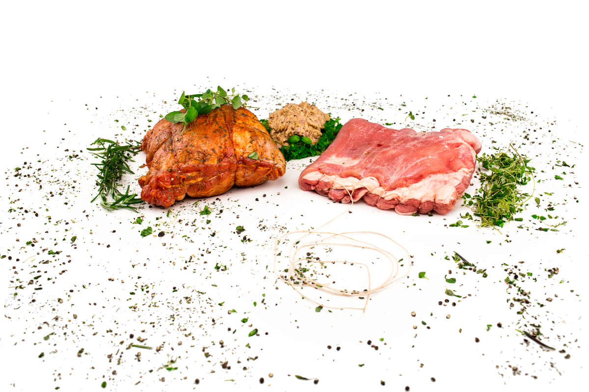 Kalbsbrust - mit Tasche geknüpft auf Wunsch