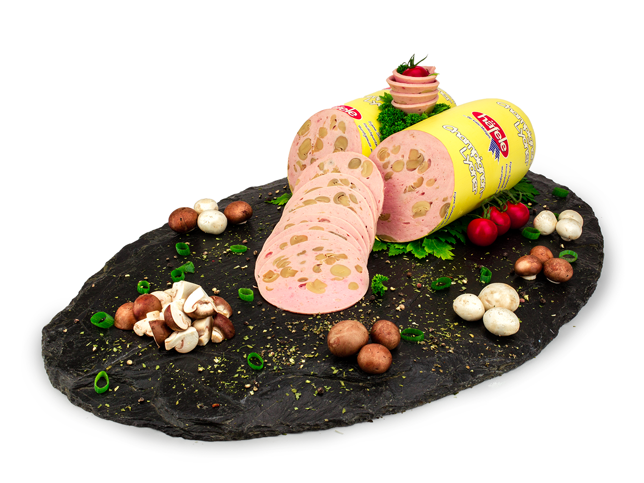 Champignon-Petersilie Lyoner