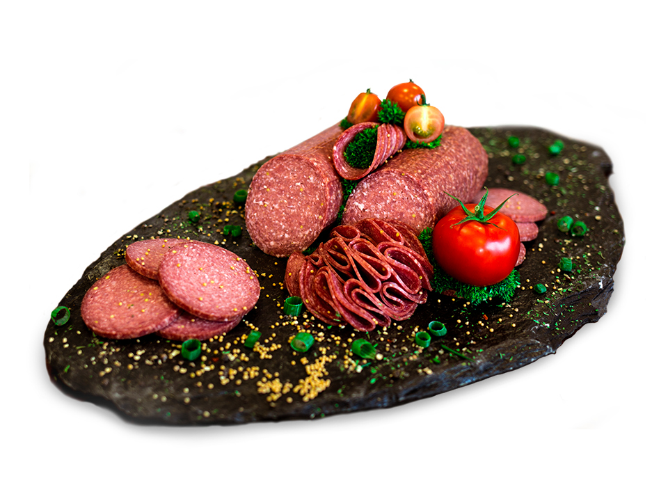 Landsalami mit Senfkörnern