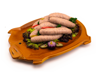 Rohe grobe Bratwurst Rohe grobe Bratwurst