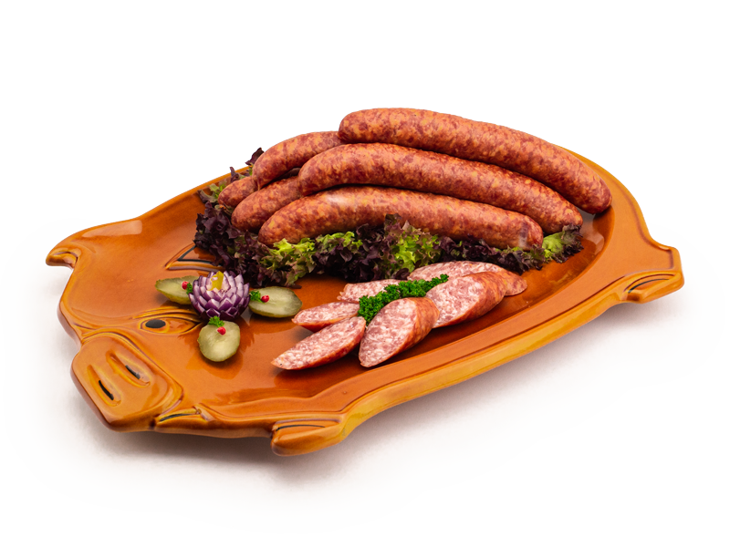 Bauernwurst - geräucherte Hartwurst