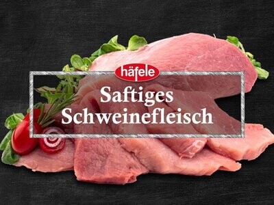 ...saftiges Schweinefleisch