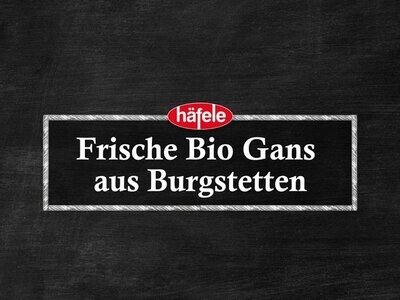 Frische Bioland Gans aus Burgstetten Frische Bioland Gans aus Burgstetten