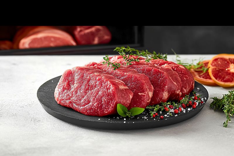 Bio Hüfte vom Rind, für Steaks oder zum rosa Braten am Stück Bio Hüfte vom Rind, für Steaks oder zum rosa Braten am Stück