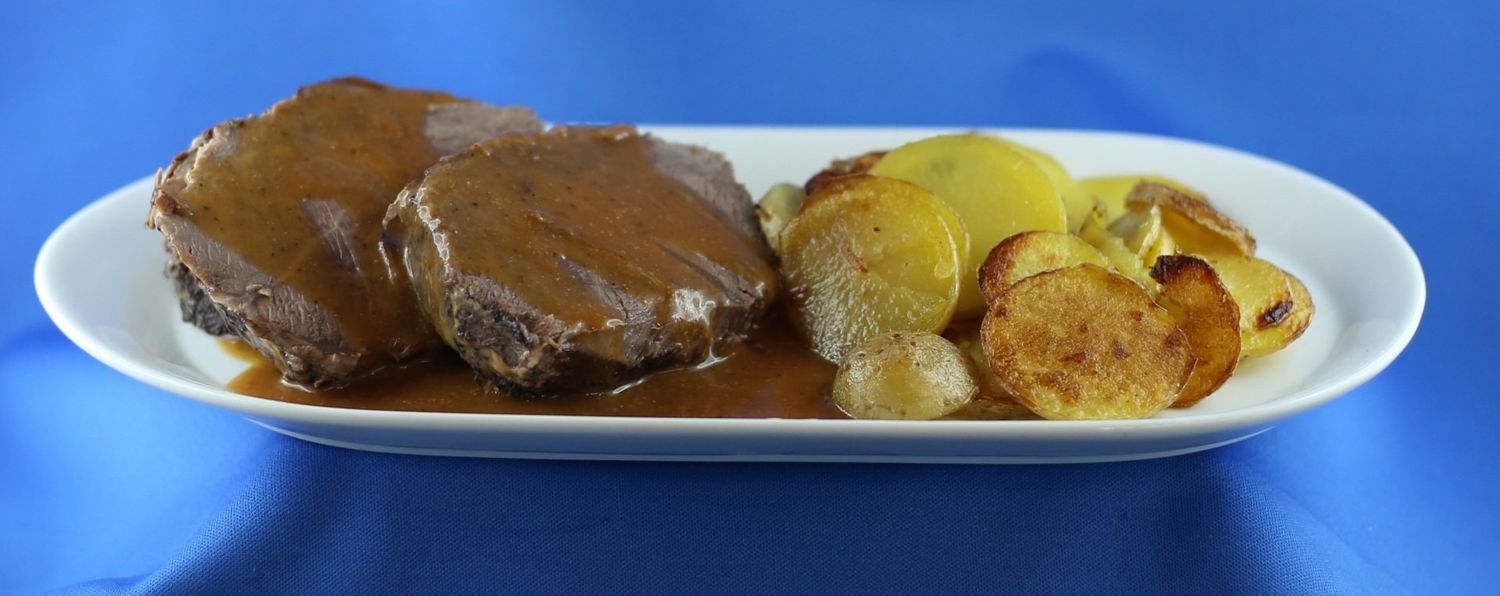 Sauerbraten fertig eingelegt