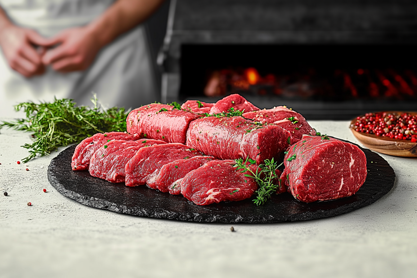 Rinderhüfte von der Färse – am Stück oder als Rumpsteak