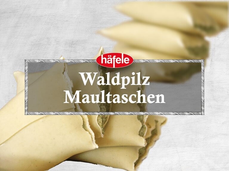 Waldpilze Maultaschen