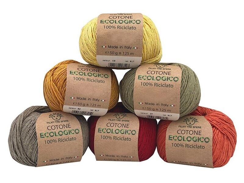 COTONE ECOLOGICO 100% RICICLATO