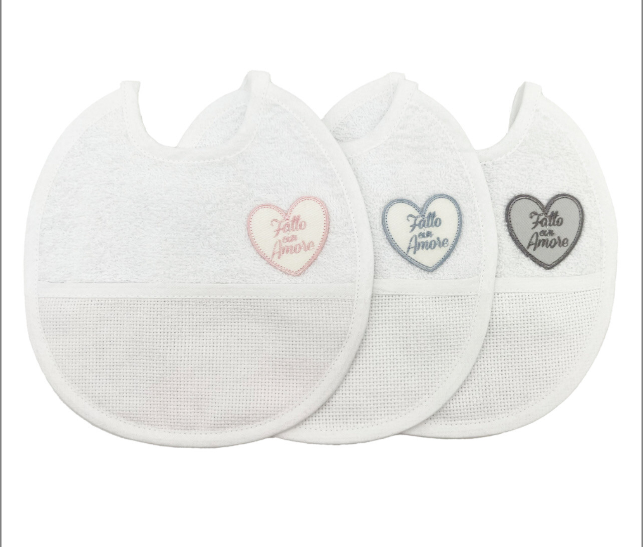 BAVETTA SPUGNA B.CA X19, COLORE: CUORE ROSA