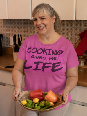 Cooking Gives Me Life - Size Medium