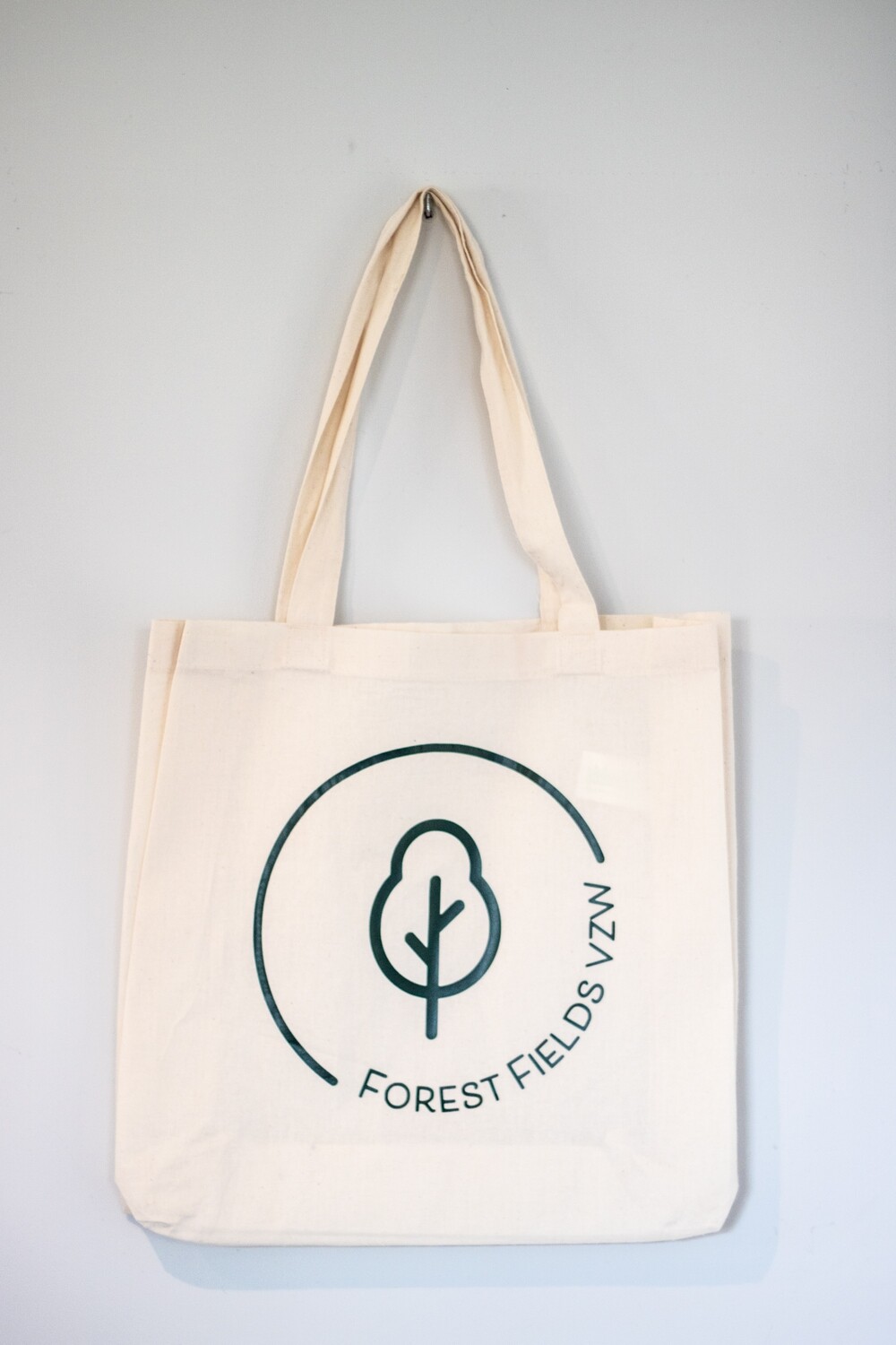Totebag Forest Fields vzw logo